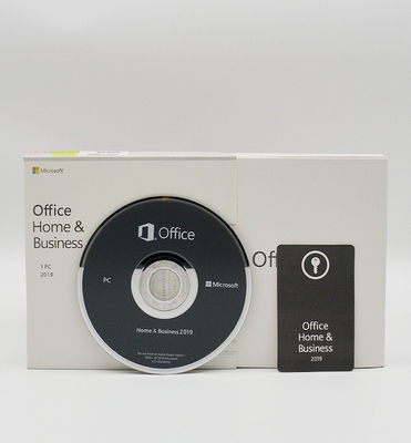 Media Microsoft Office scatola domestica e di affari di 2019 di DVD 4.7GB PKC di vendita al dettaglio