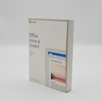 Casa di Microsoft Office 2019 di codice chiave e scatola al minuto di vendita al dettaglio dello studente PKC