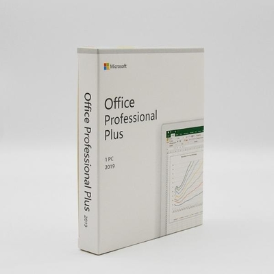 Microsoft Office 2019 professionale più la scatola di vendita al dettaglio di DVD