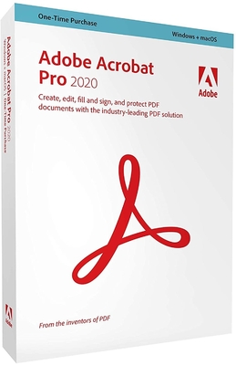 Scatola al dettaglio Adobe Acrobat Pro 2020